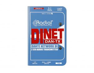 Radial DiNET DAN-TX Dante Transmitter