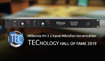 Millennia HV-3 NAMM TECnology Hall of Fame 