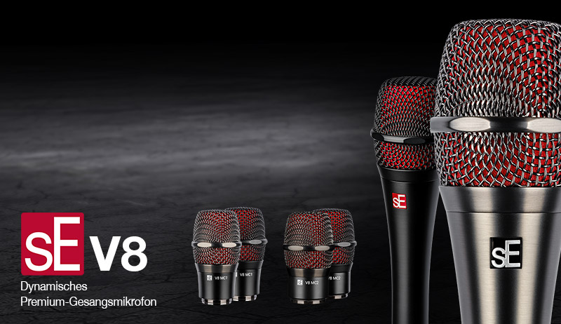 sE V8 dynamisches Premium-Gesangsmikrofon