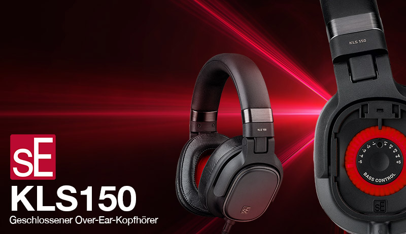 KLS 150 professioneller over-ear Kopfhörer geschlossen