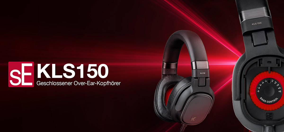 KLS 150 professioneller over-ear Kopfhörer geschlossen
